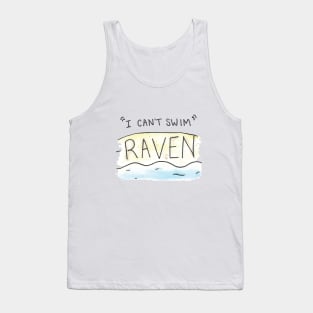 I can't swim vine Tank Top